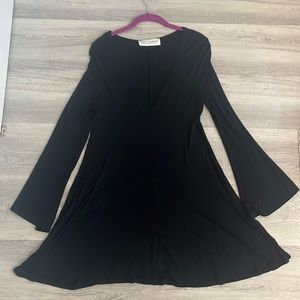 Black flowy Gypsy Warrior mini dress